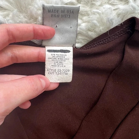 Vintage 90’s Brown Wrap Shrug - Picture 9 of 9